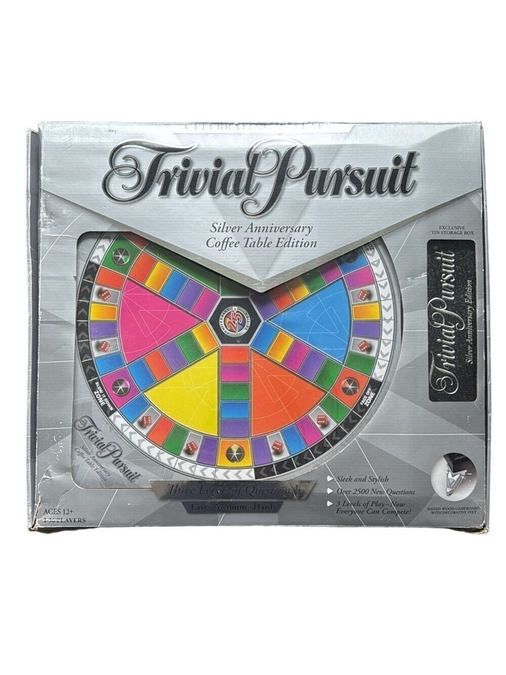 Trivial Pursuit Silver Anniversary Coffee Table Edition by Parker Brothers NEW